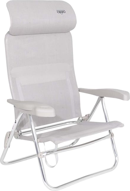 Crespo - Strandstoel - AL/205 - Compact - Licht grijs