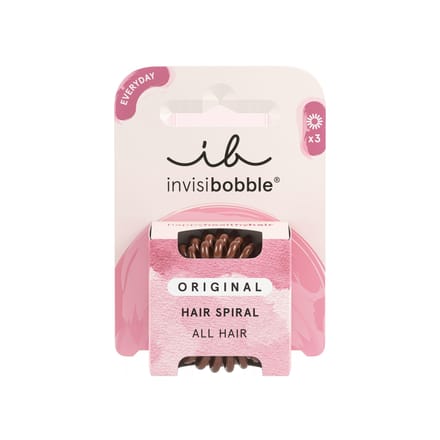 Rubber Hair Bands Invisibobble Original Brown (3 Units)