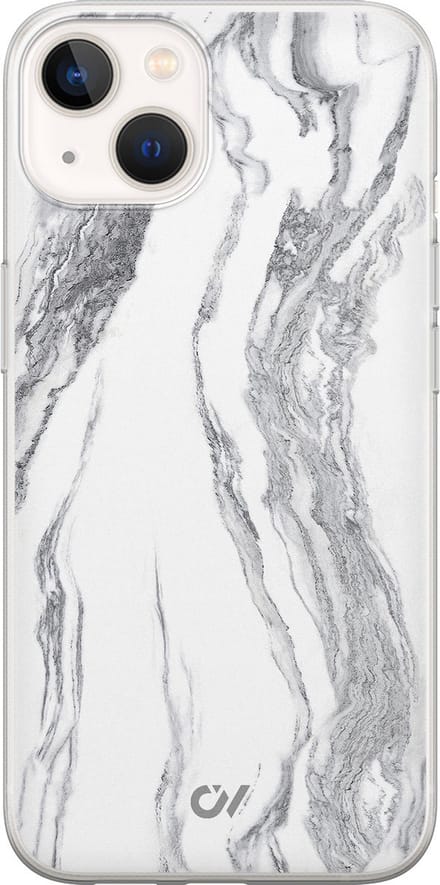 Hoesje geschikt voor Apple iPhone 13 - Marble Ivory - - Grijs - Apple - Casevibes