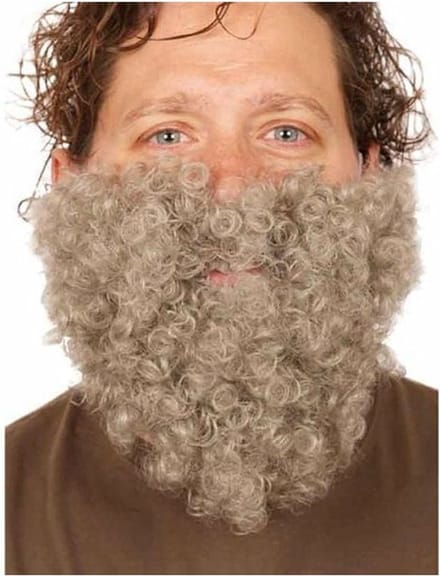 Faram Verkleed baard - Grijs - Kabouter - Dwerg - Opa - Verkleedkleding accessoires