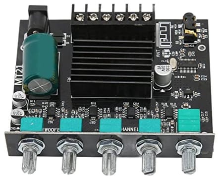 Allecto - Digitale Stereoversterkerkaart - Bluetooth 2.1-kanaals - DIY-audio-eindversterker - Compact formaat - Geschikt voor 4-8Ω luidspreker...