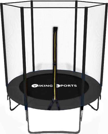 Trampoline - 183 cm - met veiligheidsnet - zwart