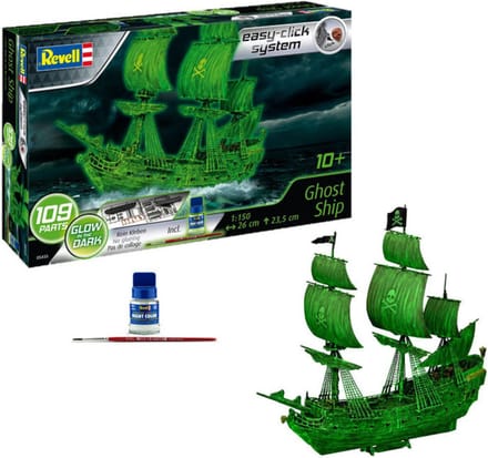 Revell Modelbouwpakket Schepen - 05435 Ghost Ship easy-click-system with Night Color Plastic - 1:150 - Modelbouw
