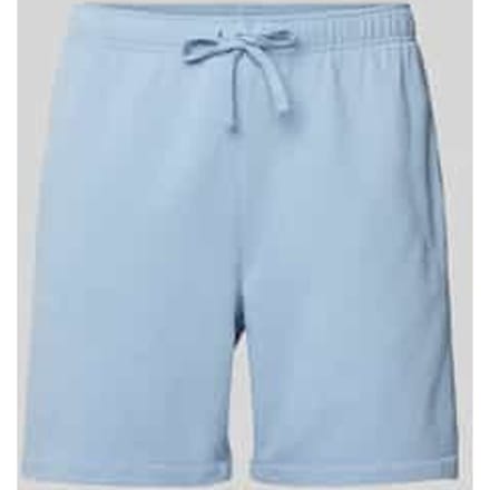 Regular fit sweatshorts met tunnelkoord