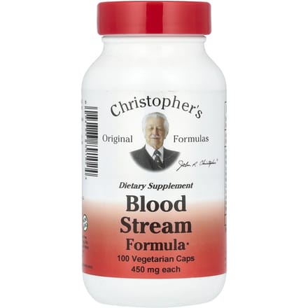 Christopher's Original Formulas, Bloedstroom Formule, 450 mg, 100 vegetarische capsules (225 mg per capsule)