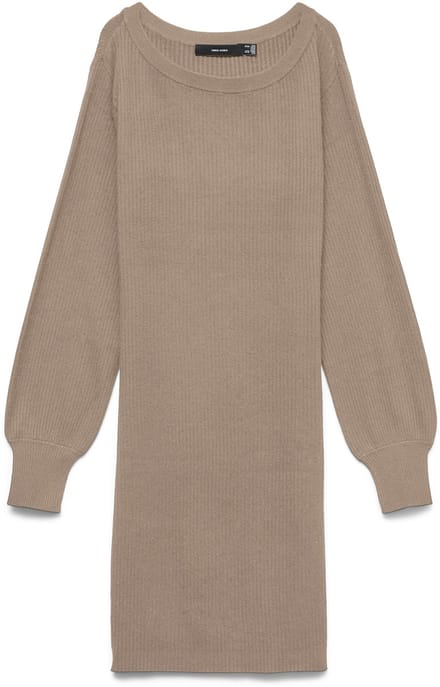 VERO MODA - VMHOLLYKARIS LS RIB DRESS - Dames - Mini jurken