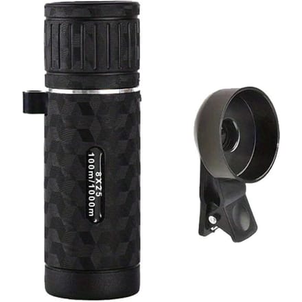 HD Monoculair 8X25 Telescoop Mini Draagbaar Mobiele Telefoon Telescoop met Houder Buiten Kamperen Jagen Vogelspotten