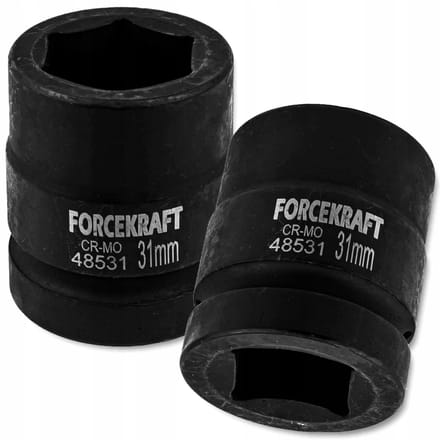FORCEKRAFT Slagdop 1" 31mm 6-zijdig CrMo