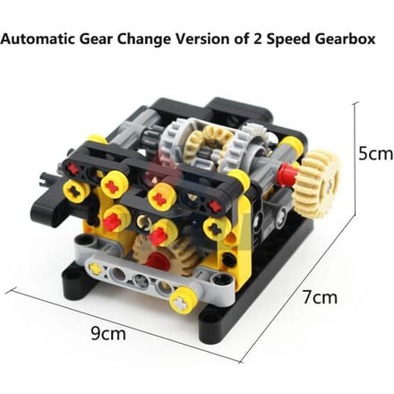 MOC High-tech Multi-speed Motor Versnellingsbak Set Bouwstenen Bakstenen Compatibel met Motor PF Doe-het-zelf Speelgoed