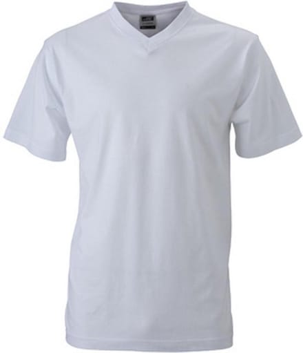 James and Nicholson Heren V Hals Tee (Wit)