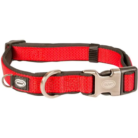Duvo+ North Halsband Nylon Rood M 30-45cm/15mm