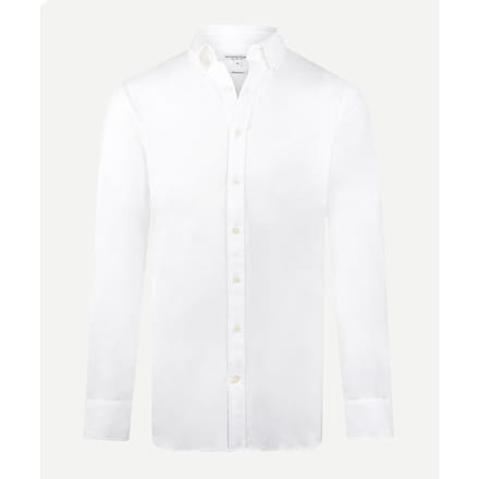 McGregor – Stretch Piqué Shirt – Regular Fit & Comfortabel – Wit – Maat S