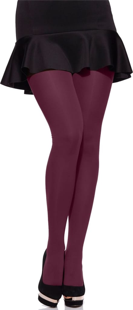 Merry Style MS-GB-162 Dames Panty - 60 DEN -Plus Size - Grote maat - Polyamide - Wijnrood - XL