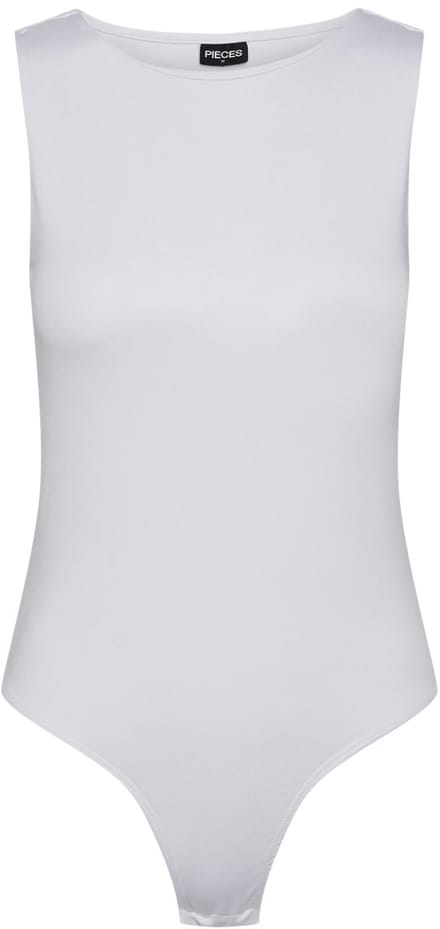 Pieces Top Pcneja Sl Bodystocking Noos Bc 17141173 Bright White Dames Maat - M
