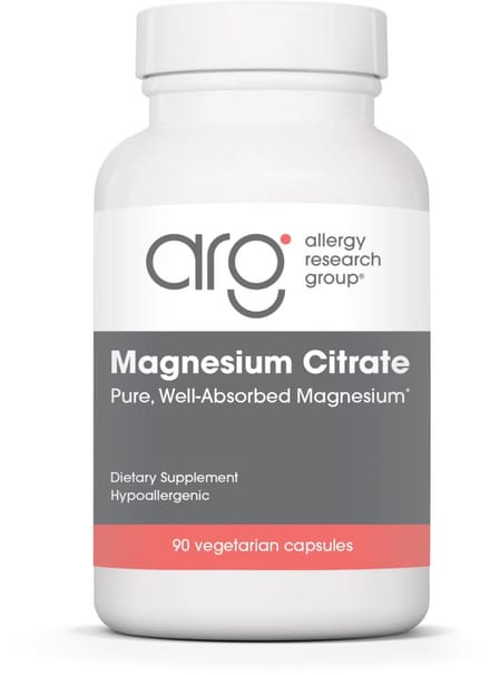 Magnesium Citrate (90 capsules) - Allergy Research Group