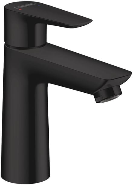 hansgrohe Talis E - Wastafelmengkraan - Ééngreeps bediening - Zonder waste - 110mm maat - Mat Zwart