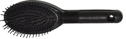 Rojafit - Pneumatische Haarborstel - Zwart - Afmeting: Lang 23cm. x Breed 6,5 cm.