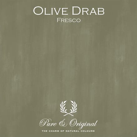 Pure & Original Fresco Kalkverf Olive Drab 1 L