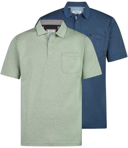Redmond Heren poloshirt 2 pack Basic
