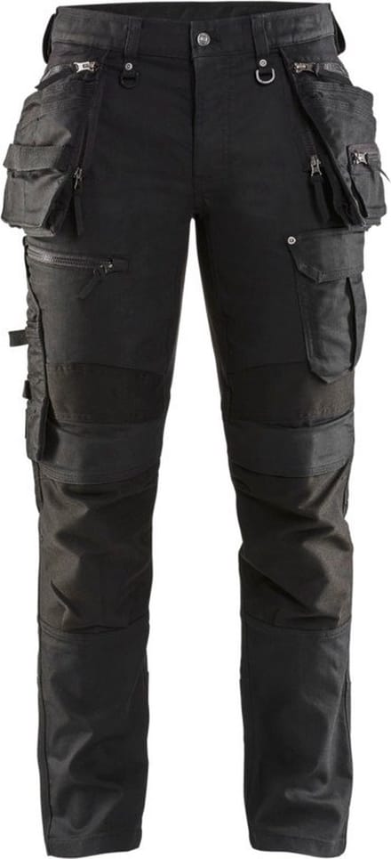 Blaklader Werkbroek denim stretch X1900 1990-1141 - Zwart/Zwart - C50