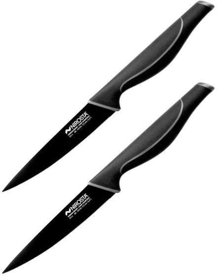 Set van 2 Officemesjes 24 cm Nirosta Black Edition