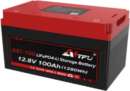 Solarfam 12 volt 100Ah lifepo4 accu