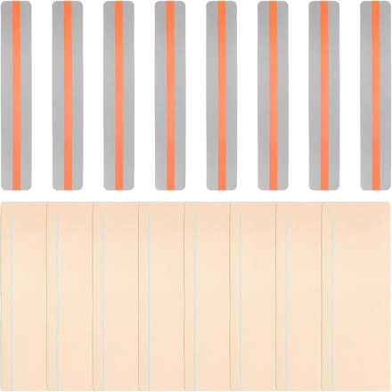 Leesstrips Set - Lees Hulp - Dyslexie Ondersteuning - Dubbele Maten - 19x7cm - Oranje