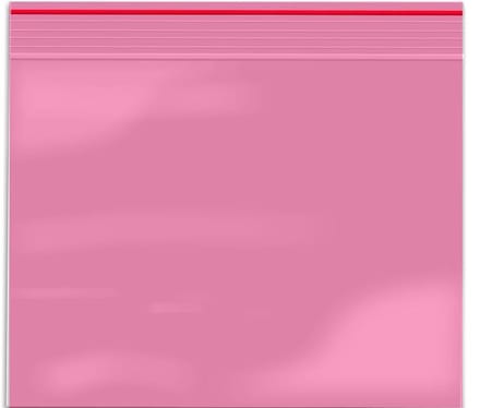 100x Gripzakjes 80 x 60mm Pink Tinted/ Roze Tint 90 micron