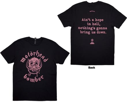 Motorhead - Bomber Lyric Heren T-shirt - XL - Zwart