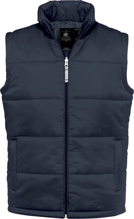 Bodywarmer 'Taffeta® Nylon/Men' merk B&C maat S Donkerblauw