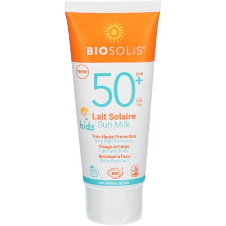 Biosolis Zonnemelk Kids SPF50 100 Zonnecrème