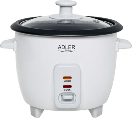 Adler AD 6418 - Rijstkoker - Wit - 0.6 liter