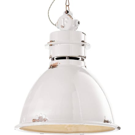 Ferroluce Hanglamp C1750 met keramische kap, wit