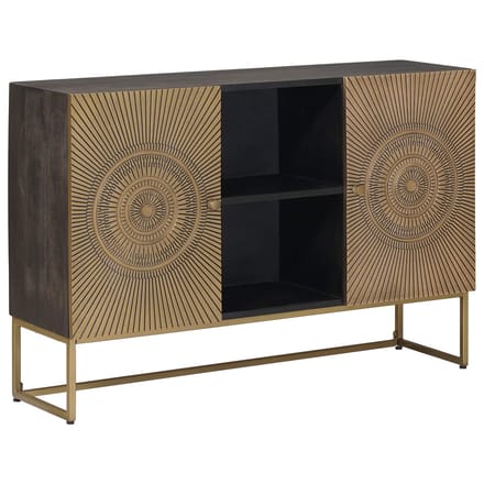 vidaXL - Dressoir - Koper - 105 - x - 30 - x - 70 - cm