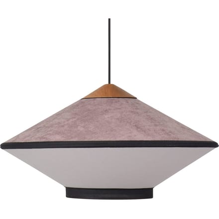 Forestier hanglamp Cymbal S, roze, Ø 50 cm, E27