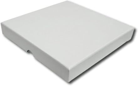 Platen Verzamelbox - Vinyl Opslag - Singles Beschermen - Stevig Karton - 10 Singles - Wit