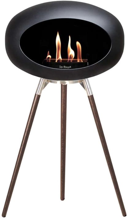 Le Feu Bio Ethanol Haardvuur - Black Ground Wood Smoked Oak
