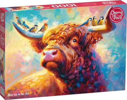Moo-sic in the Air Puzzel 1000 Stukjes