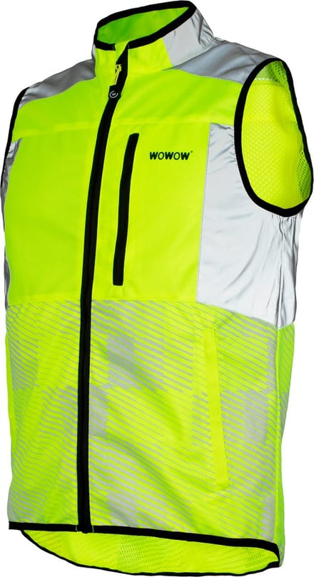 Tracker Jacket Fluo mouwloze loopjas- fietsjas EN17353 - Yellow 3XL