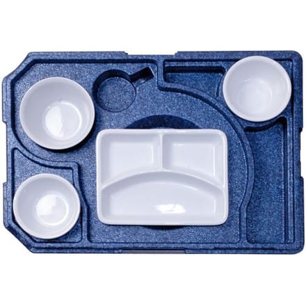 (10 stuks) THERMO FUTURE BOX Thermobox DINNER +3 - Blauw