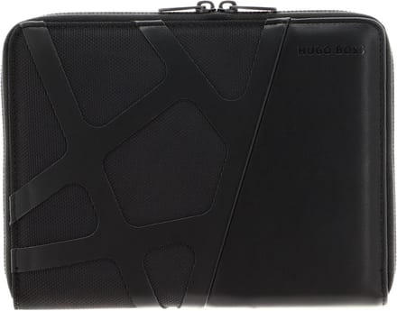 HUGO BOSS Schrijfmappen Craft Conference Folder Black Zwart