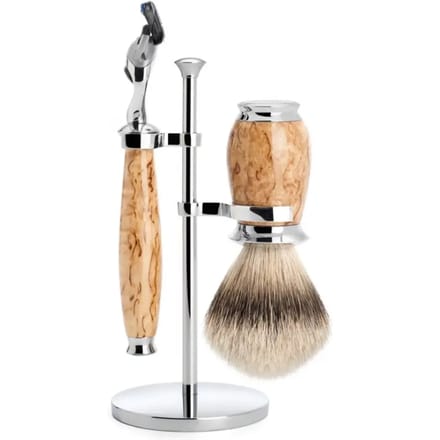 Kit de rasage Mühle Purist Fusion Bouleau Pur (x3)