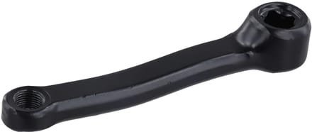 Hometrainer Crank - Fietsonderdeel - Binnen fietsen - IJzeren constructie - 127mm - Zwart