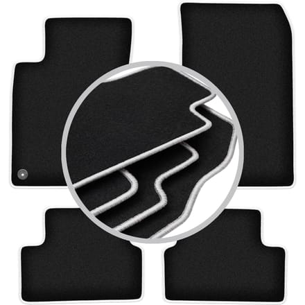 CARLUX-SILVER automatten voor: Mercedes W246 B-Klasse (2011-2018)
