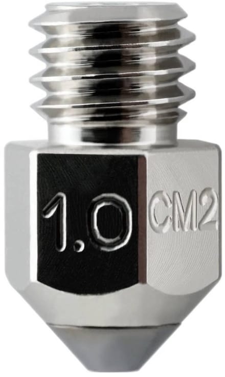 Micro-Swiss 3D-printermond Geschikt voor: CraftBot 2, Creality CR-10, MakerBot Replicator 1.0mm CM2™ - MK8 Nozzle M2901-10