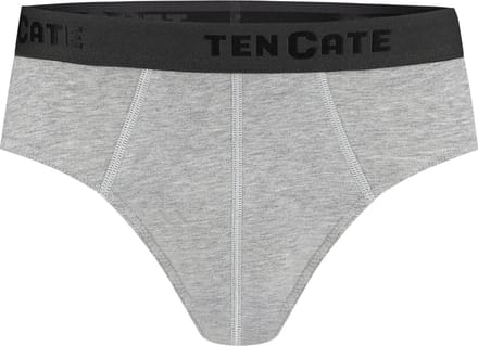 Ten Cate Basics slip grey melange 2-pack voor Heren | Maat M