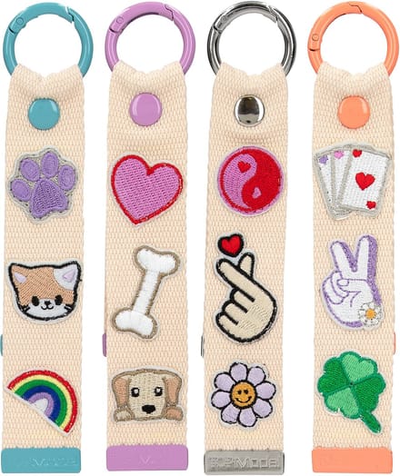 Depesche - TOPModel clip strap hanger met patches - GIRL POWER - 1 stuk