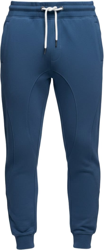 OMBRE Broek - Regular Fit - Katoen - Effen Donkerblauw S