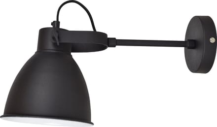 Urban Interiors Dock Wandlamp Zwart - Metalen kap - Ø17
