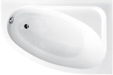 Badland CORNEA hoekbad 150 x 100 cm rechts wit